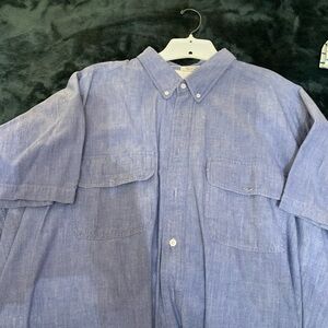 Blue Button-Up Shirt